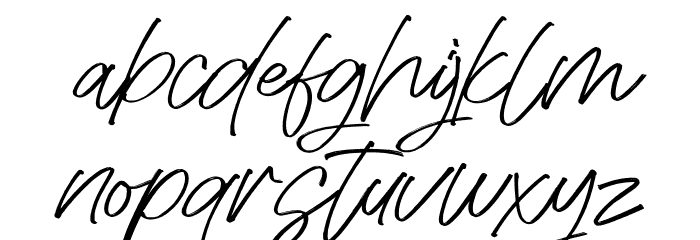 Seasony Font LOWERCASE