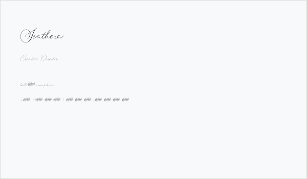 Seathera Business Card