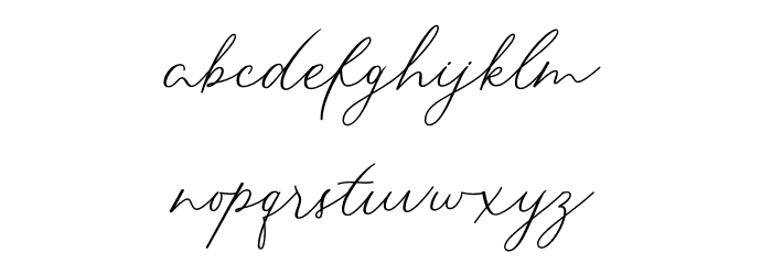 Seathera Font LOWERCASE