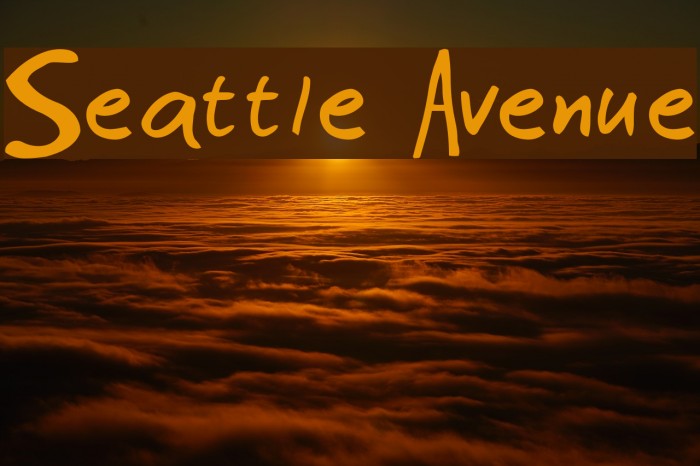 Seattle Avenue Font examples