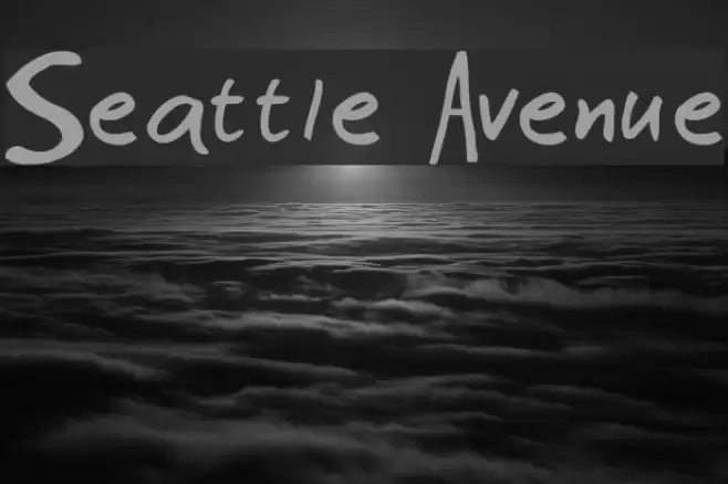 Seattle Avenue Schriftart examples