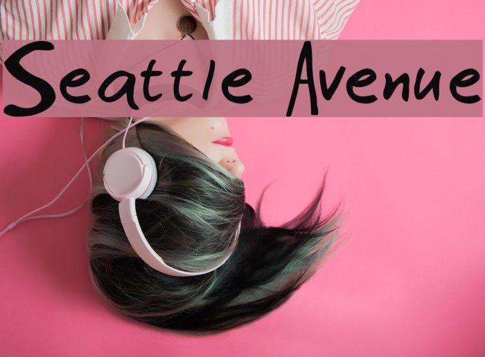 Seattle Avenue Font examples
