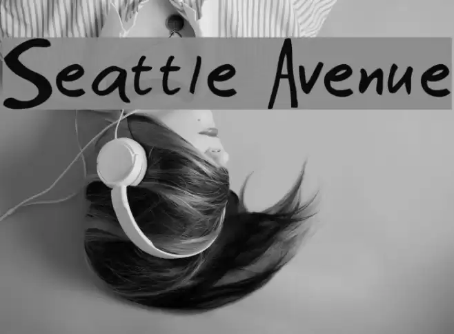 Seattle Avenue Schriftart examples