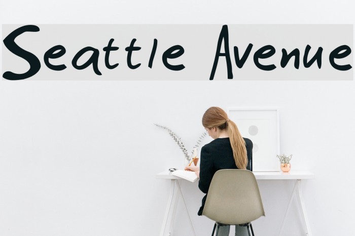 Seattle Avenue Font examples