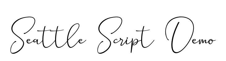 Seattle Script Demo  Free Fonts Download
