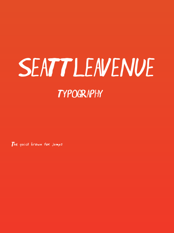 SeattleAvenue Poster