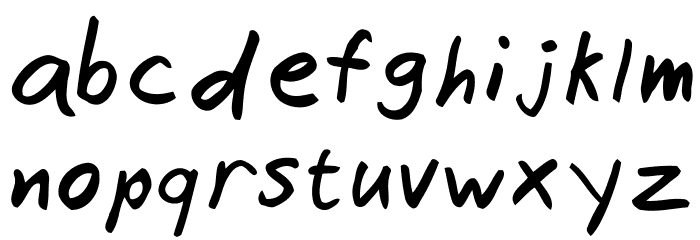 SeattleAvenue Font LOWERCASE