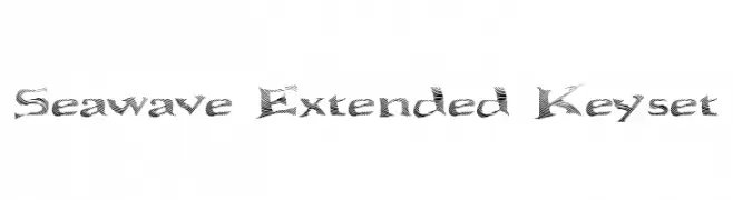 Seawave Extended Keyset  Frei Schriftart Herunterladen