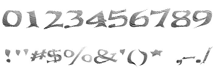 Seawave Extended Keyset Font OTHER CHARS