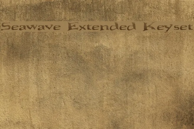 Seawave Extended Keyset Example 3
