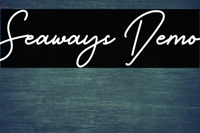 Seaways Demo Example 2