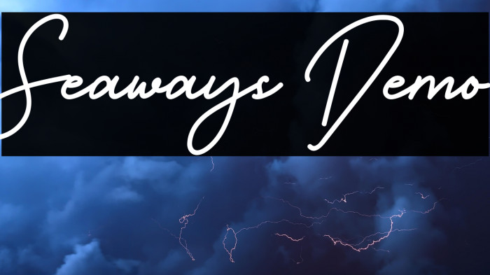 Seaways Demo Example 3