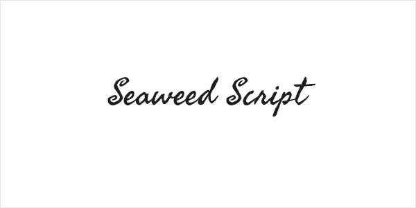 Seaweed Script Logo
