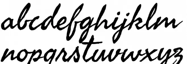 Seaweed Script Schriftart Kleinbuchstaben