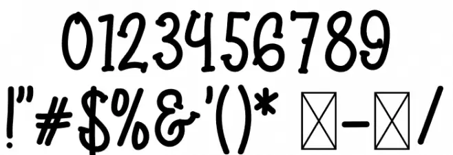 Seaweed Font OTHER CHARS