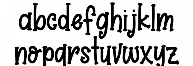 Seaweed خط أحرف صغيرة