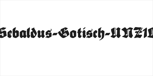 Sebaldus-Gotisch-UNZ1L Logo