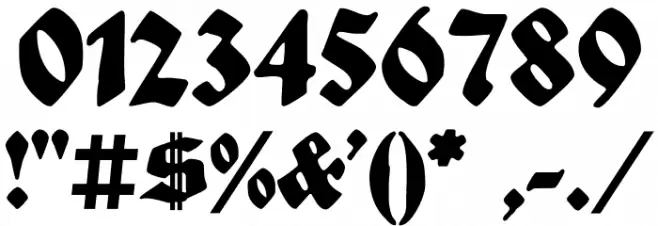 Sebaldus-Gotisch フォント その他の文字