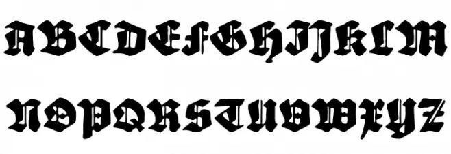 Sebaldus-Gotisch Caratteri MAIUSCOLE