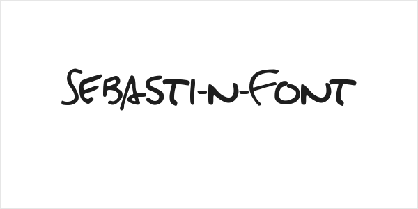 Sebasti-n-Font Logo