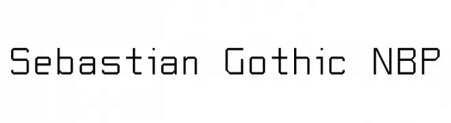 Sebastian Gothic NBP  لخطوط تنزيل