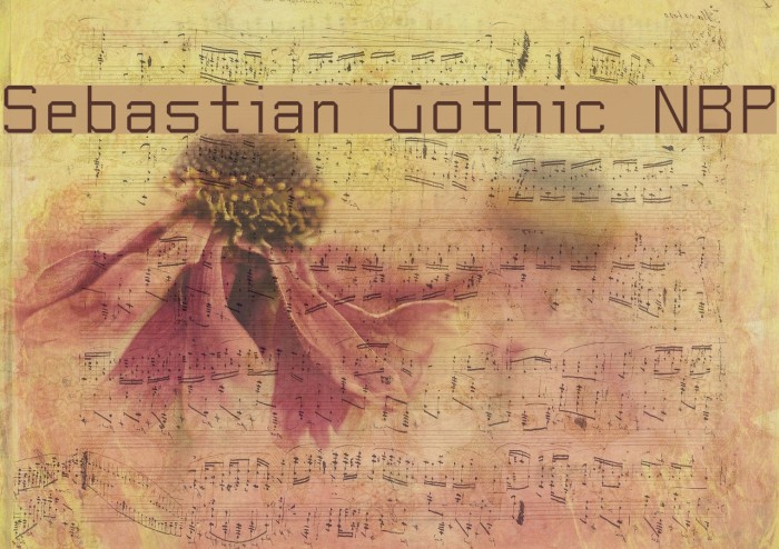 Sebastian Gothic NBP Font examples