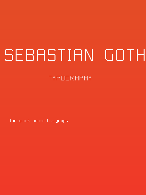 Sebastian Gothic NBP Poster