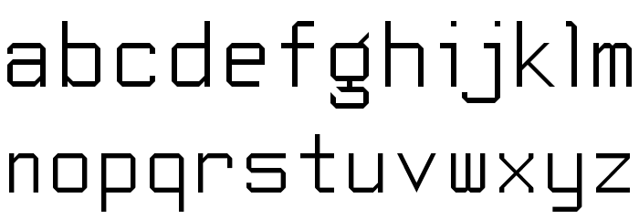 Sebastian Gothic NBP Font LOWERCASE
