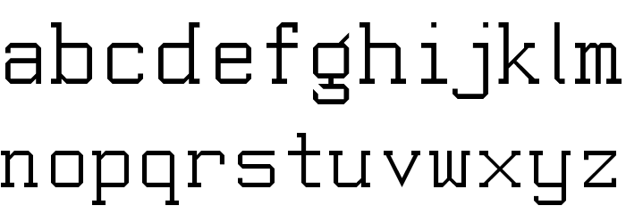 Sebastian Serif NBP Font LOWERCASE