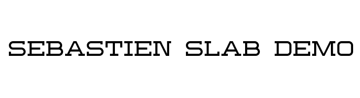 Sebastien Slab Demo  免费字体下载
