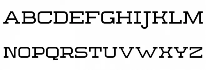 Sebastien Slab Demo 字体 小写