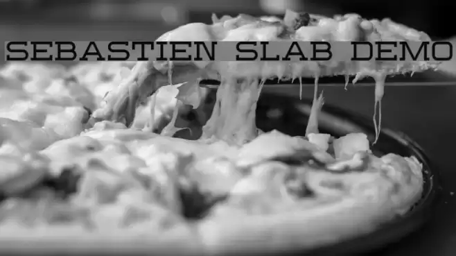 Sebastien Slab Demo Font examples