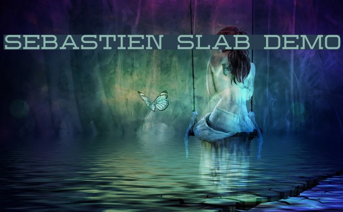 Sebastien Slab Demo Font examples
