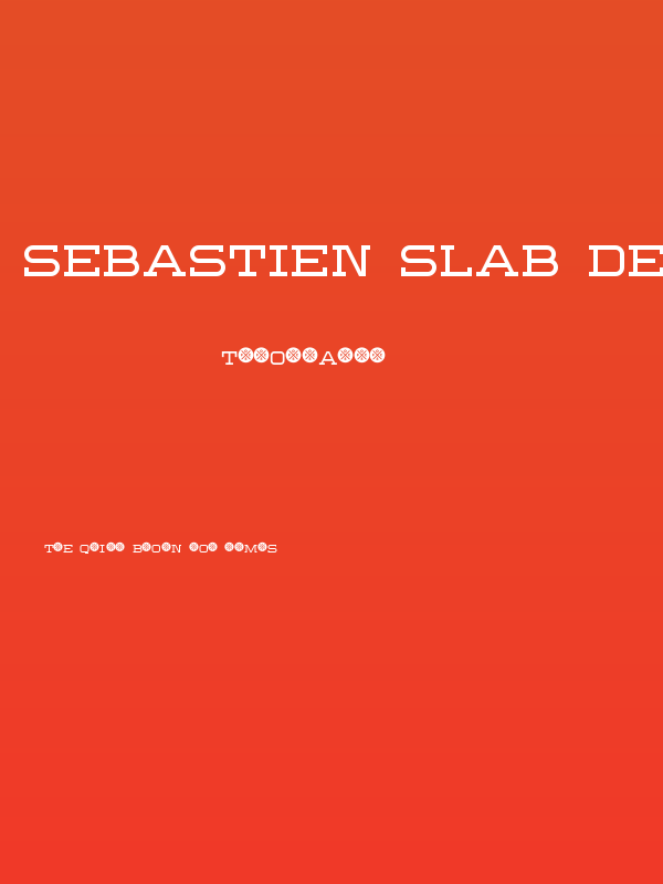 Sebastien Slab Demo Poster