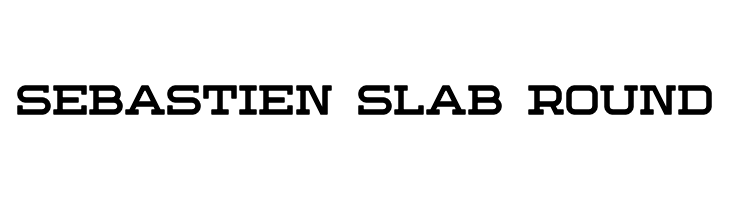Sebastien Slab Round फ़ॉन्ट