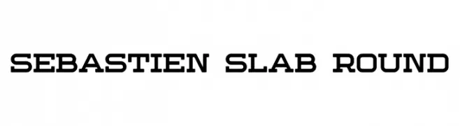 Sebastien Slab Round  Fuentes Gratis Descargar