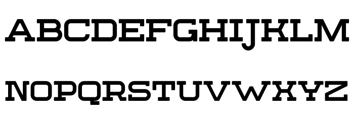Sebastien Slab Round Font LOWERCASE