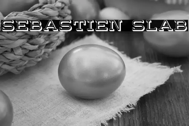 Sebastien Slab フォント examples