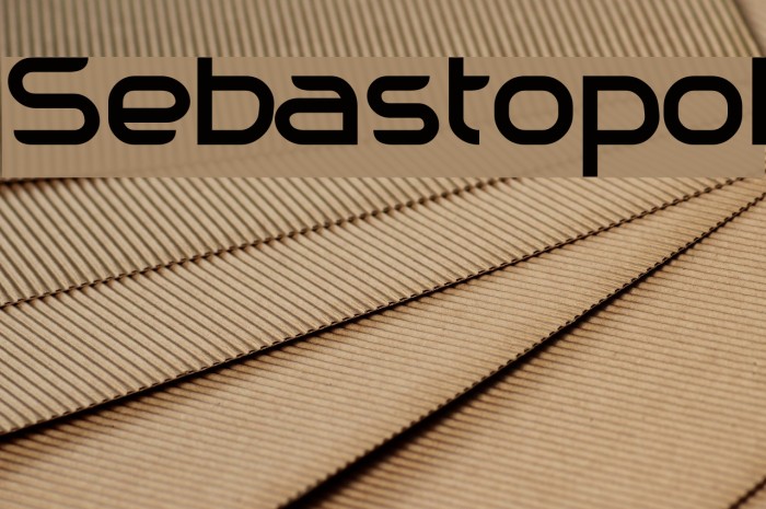 Sebastopol Fonte examples