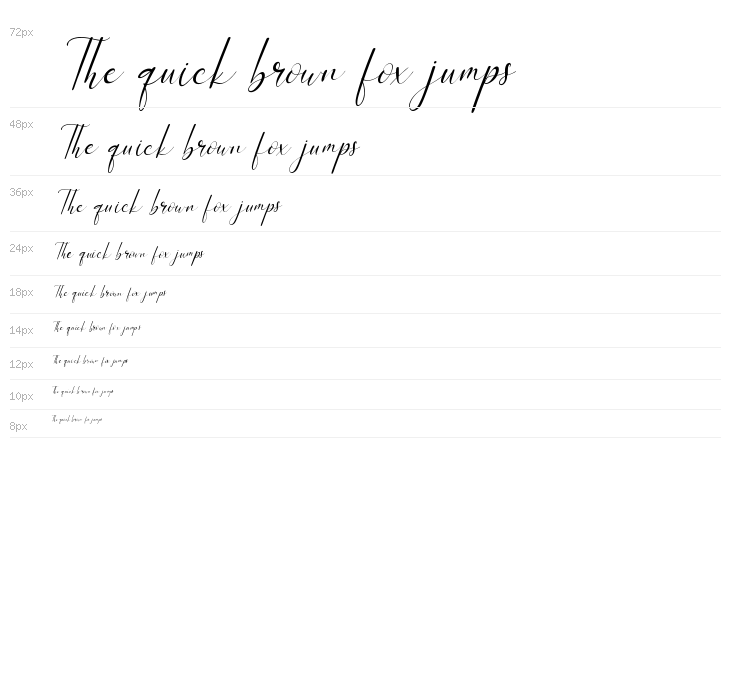 Sebbastian Italic Waterfall