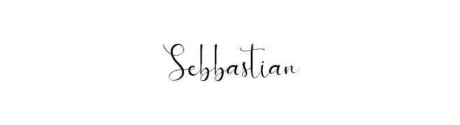 Sebbastian  font caratteri gratis