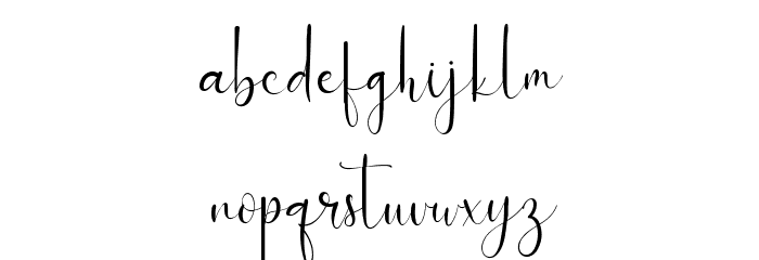 Sebbastian Font LOWERCASE