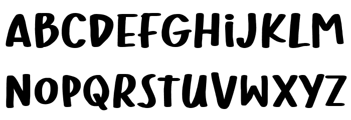 Seblak Mercon Font LOWERCASE