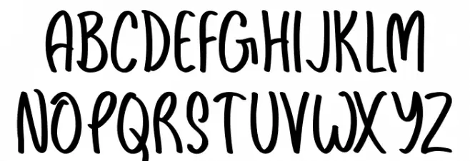 Sebqor Шрифта ВЕРХНИЙ