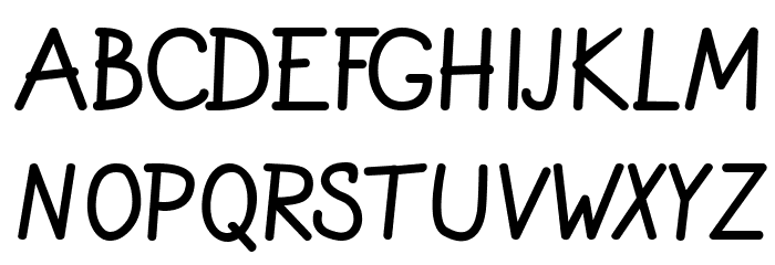 Sebran3 Font UPPERCASE