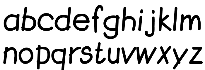 Sebran3 Font LOWERCASE