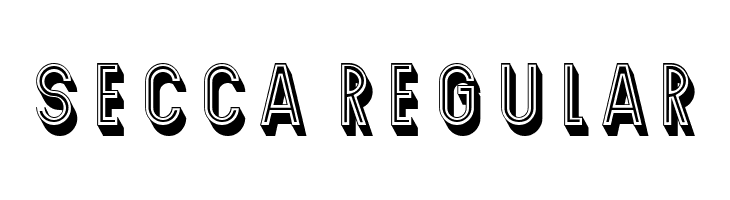 Secca Regular  baixar fontes gratis