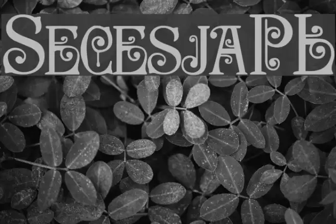 SecesjaPL Font examples