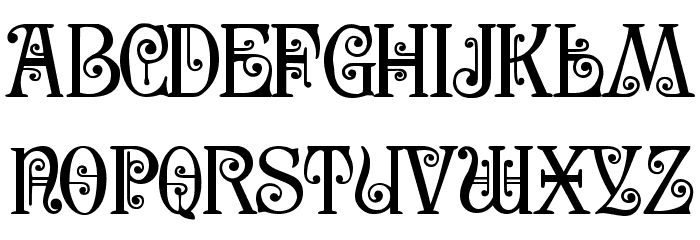 SecesjaPL Font LOWERCASE