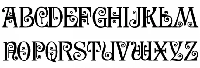 SecesjaPL Font LOWERCASE